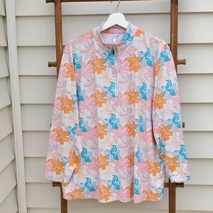 Lulu-B 1/4 Zip Long Sleeve Pullover Size 1X